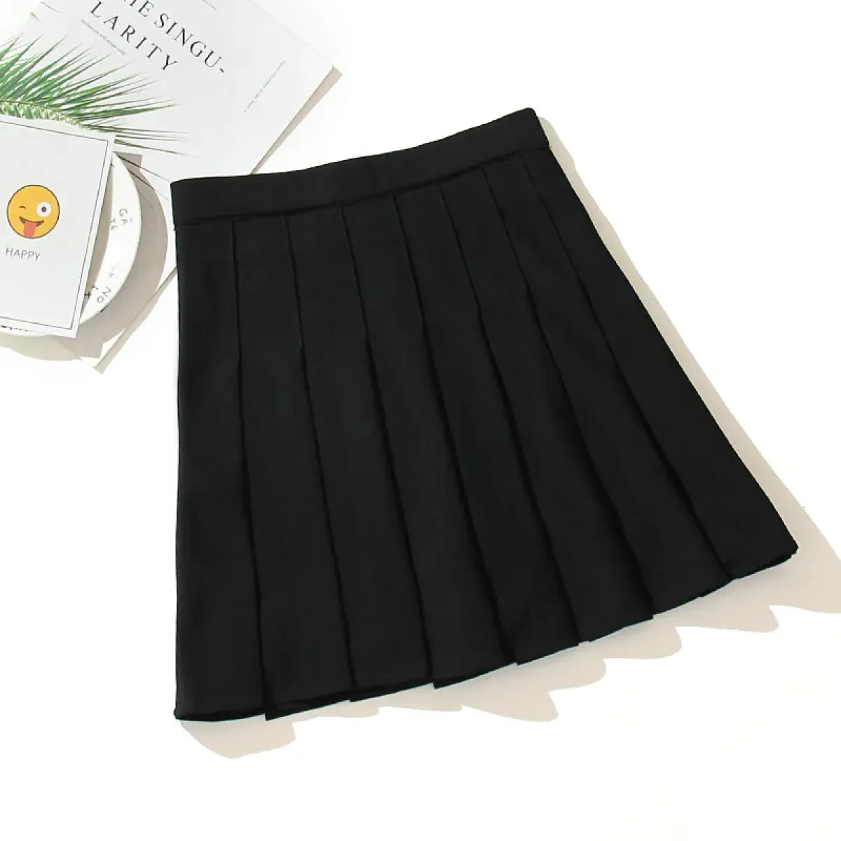 High Waist Pleated Skirt – Kawaii Harajuku Lolita Sailor Style - Bottoms - Skirts - 3