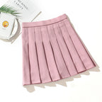 High Waist Pleated Skirt – Kawaii Harajuku Lolita Sailor Style - Bottoms - Skirts - 8