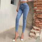 Women’s High Waist Skinny Jeans - Bottoms - 2
