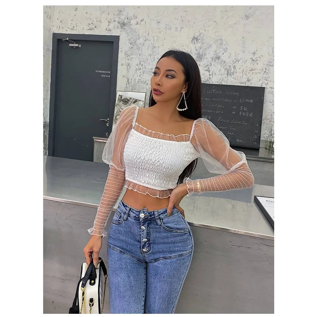 Women’s High Waist Skinny Jeans - Bottoms - 10