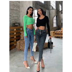 Women’s High Waist Skinny Jeans - Bottoms - 11