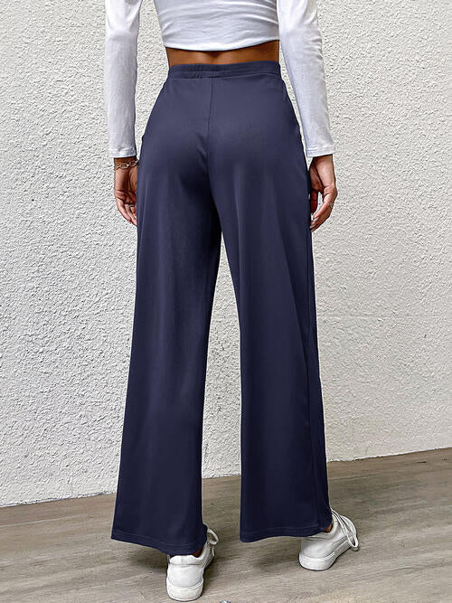 High Waist Straight Pants - Bottoms - Pants - 10 - 2024