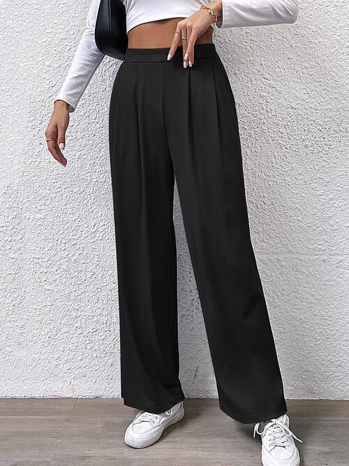 High Waist Straight Pants - Bottoms - Pants - 3 - 2024