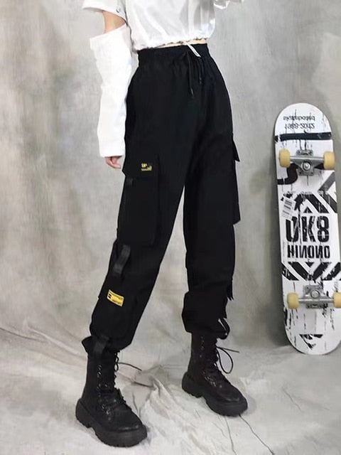 High Waist Streetwear Pants - Bottoms - Pants - 12 - 2024