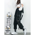 High Waist Streetwear Pants - Bottoms - 14