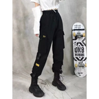 High Waist Streetwear Pants - Bottoms - 18