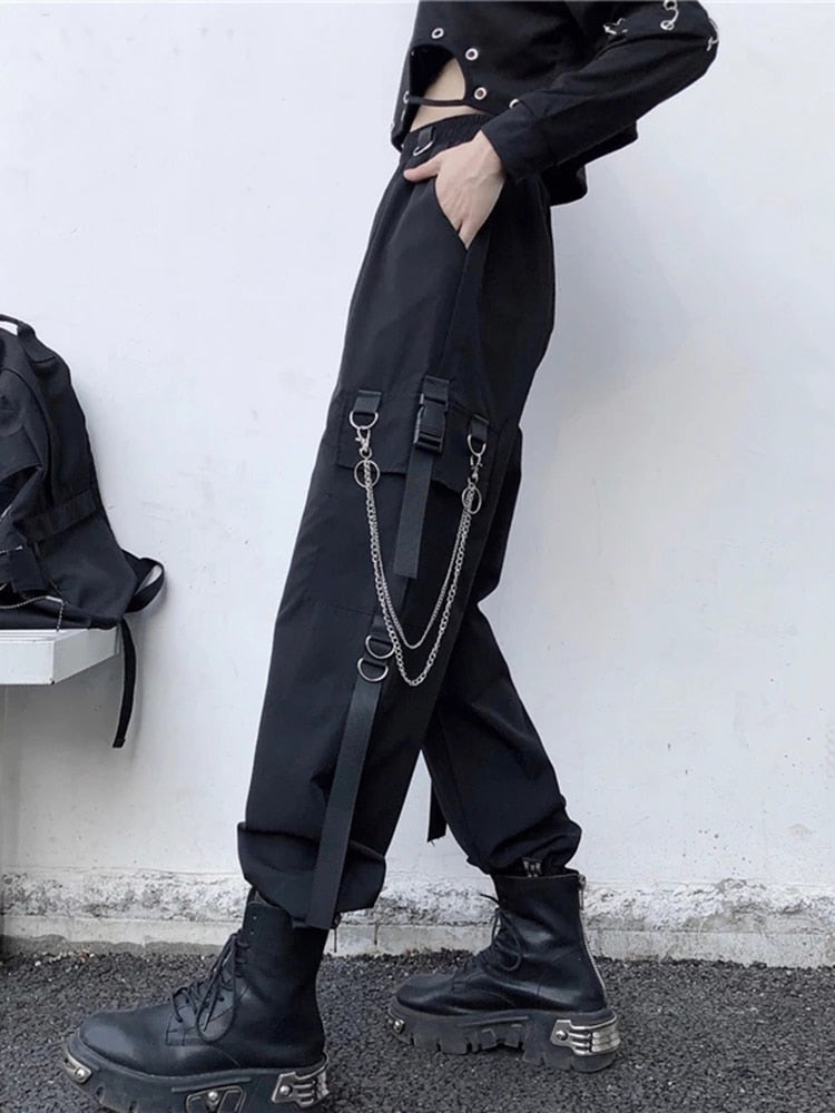 High Waist Streetwear Pants - Bottoms - Pants - 5 - 2024