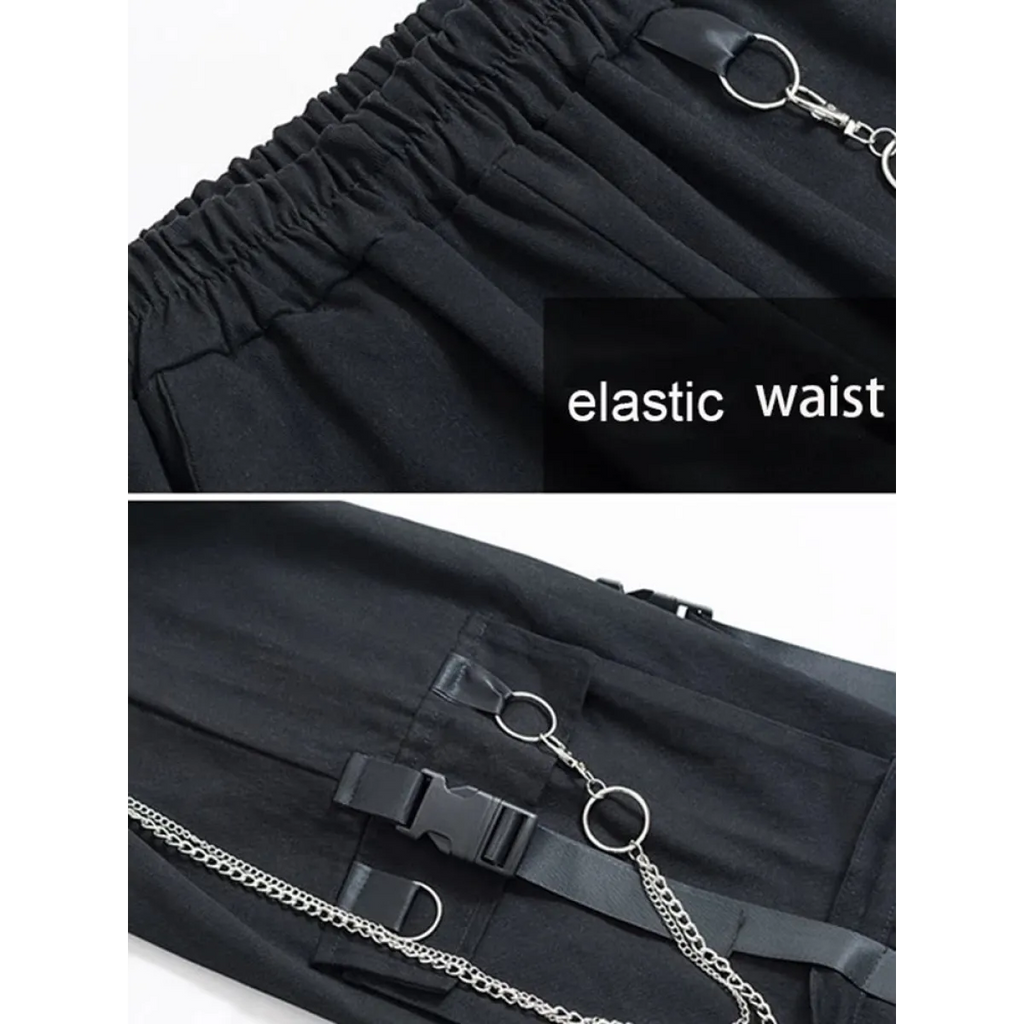 High Waist Streetwear Pants - Bottoms - 6