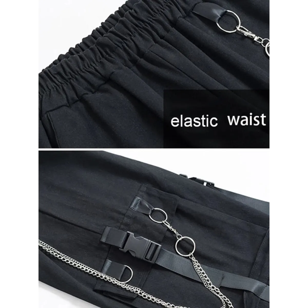 High Waist Streetwear Pants - Bottoms - 6