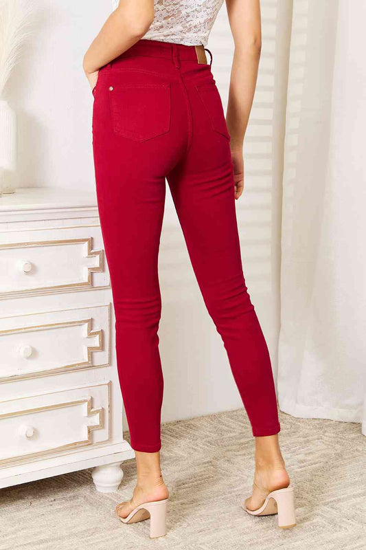 High Waist Tummy Control Skinny Jeans - Bottoms - Pants - 2 - 2024