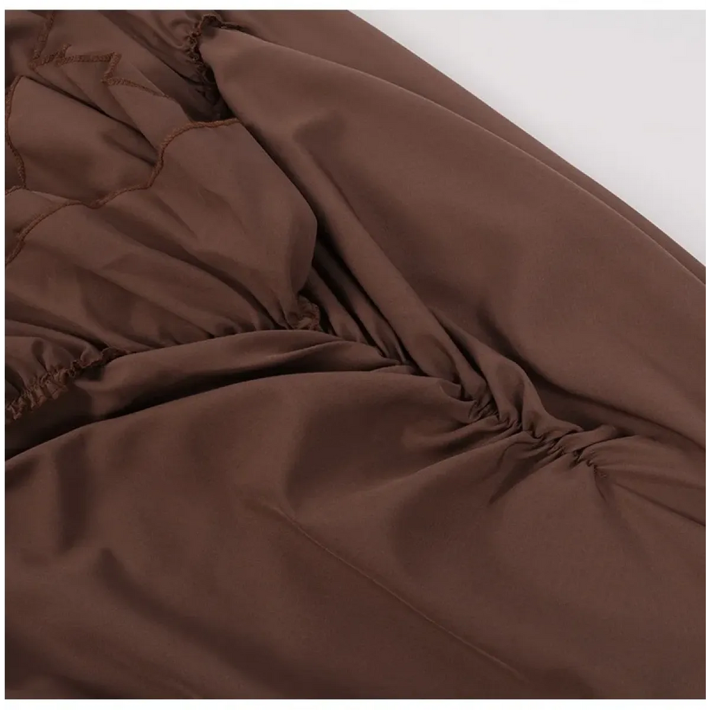 High Waist Victorian Ruffled Skirt – Gothic Steampunk - Bottoms - Skirts - 14