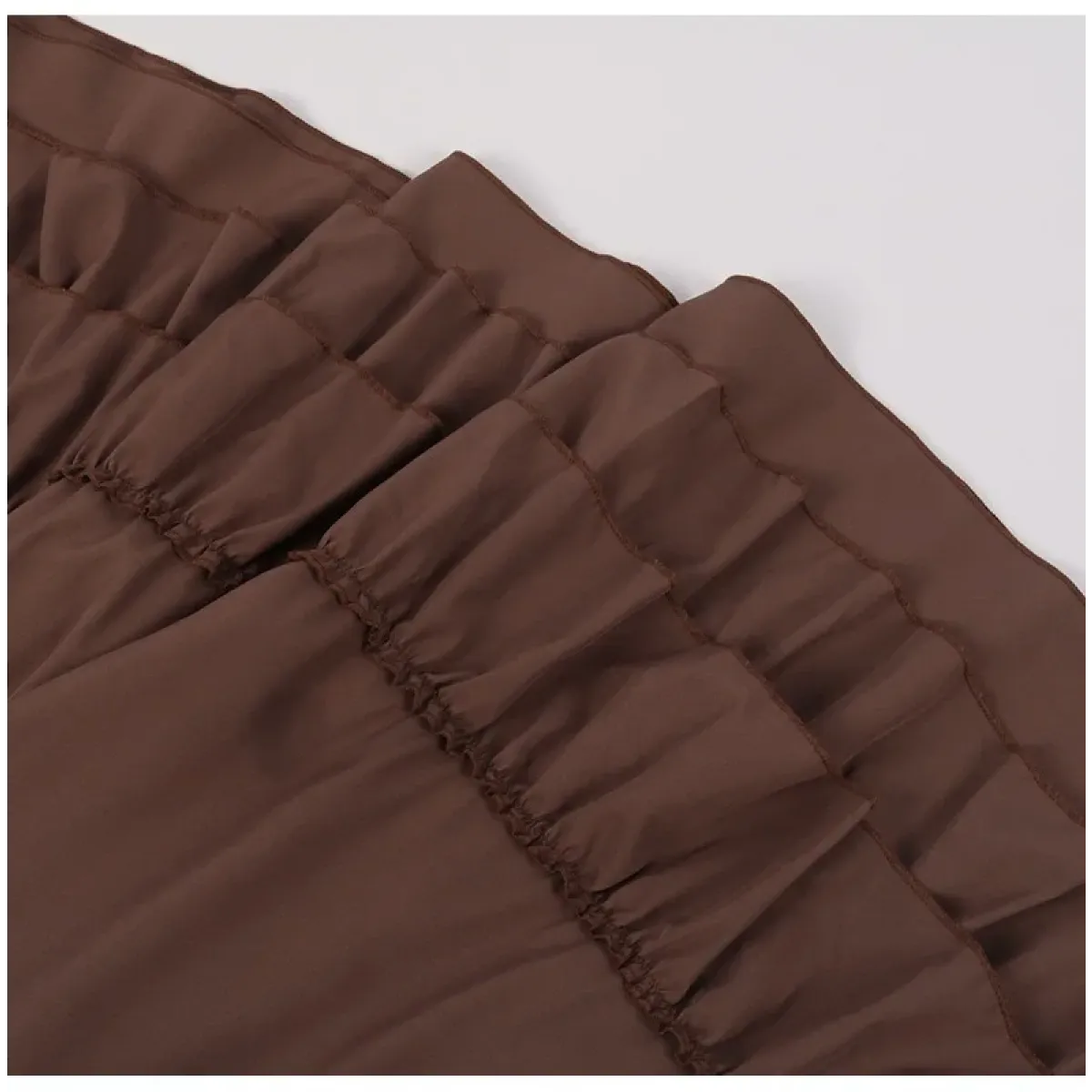 High Waist Victorian Ruffled Skirt – Gothic Steampunk - Bottoms - Skirts - 16