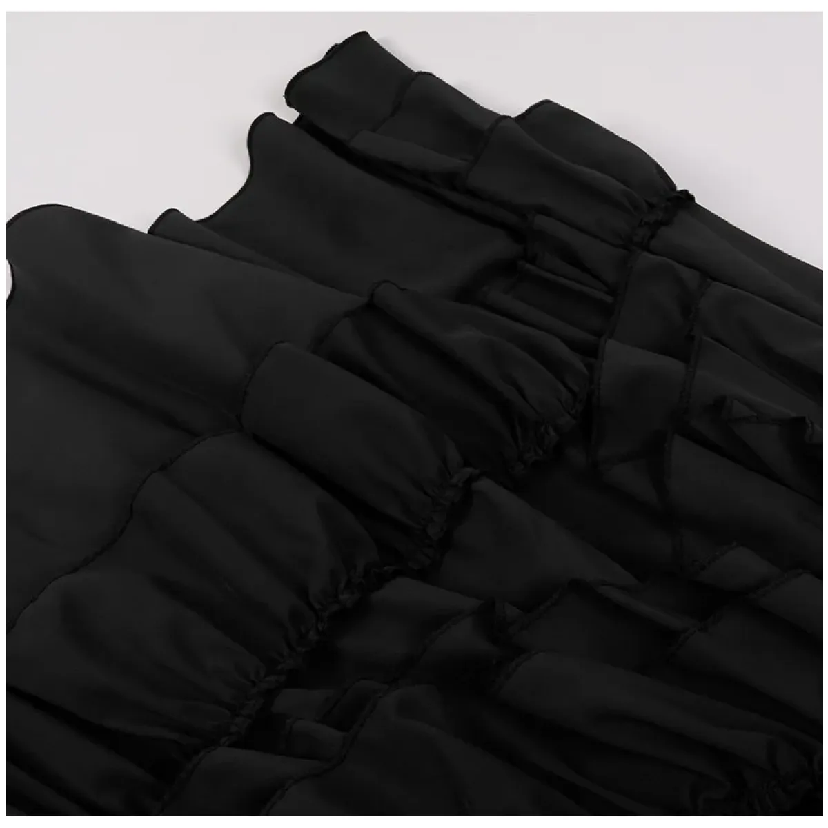 High Waist Victorian Ruffled Skirt – Gothic Steampunk - Bottoms - Skirts - 8