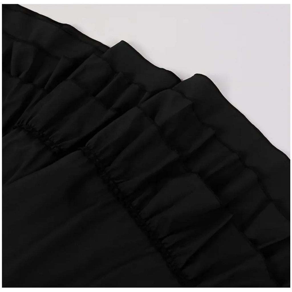 High Waist Victorian Ruffled Skirt – Gothic Steampunk - Bottoms - Skirts - 9