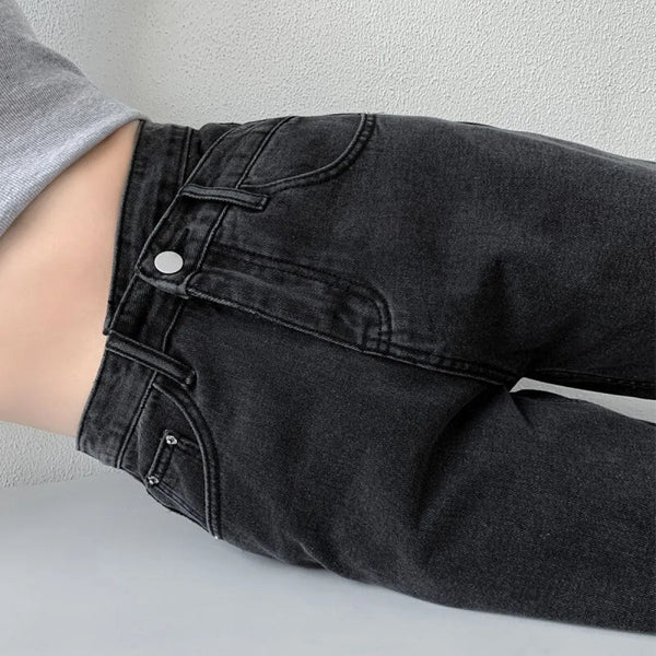 High Waist Wide Leg Jeans - Bottoms - 1