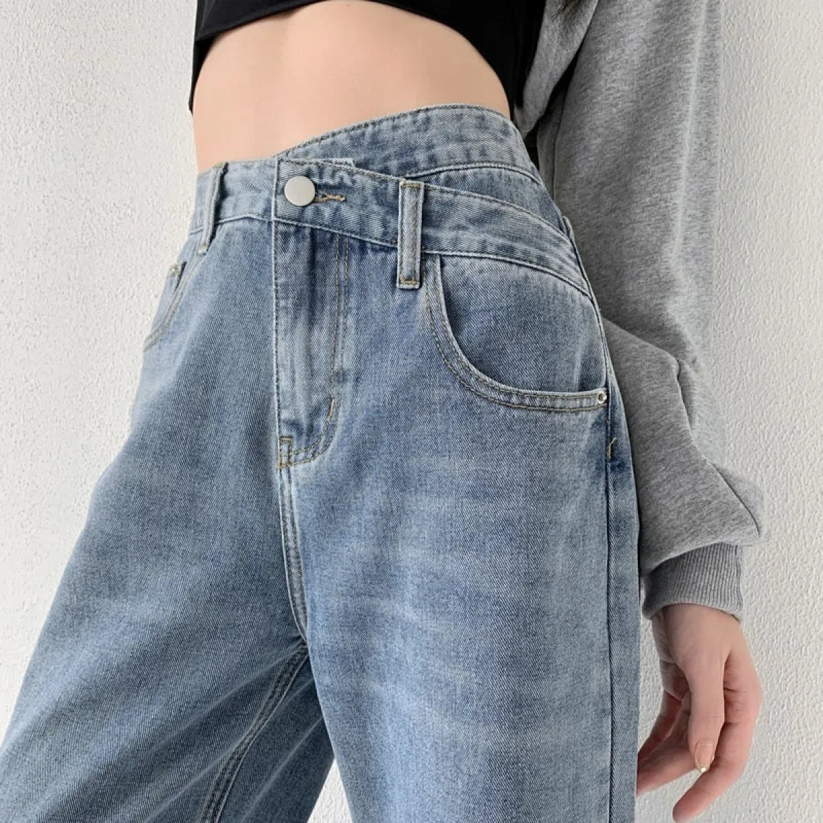 High Waist Wide Leg Jeans - Bottoms - Pants - 6 - 2024