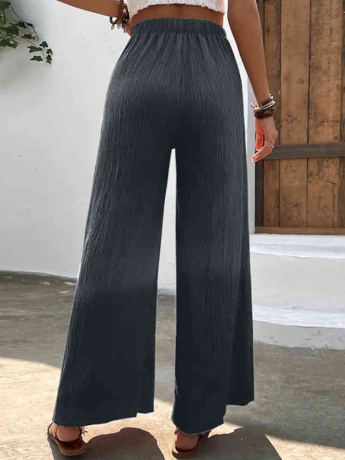 Full Size High Waist Wide Leg Pants - Bottoms - Pants - 11 - 2024