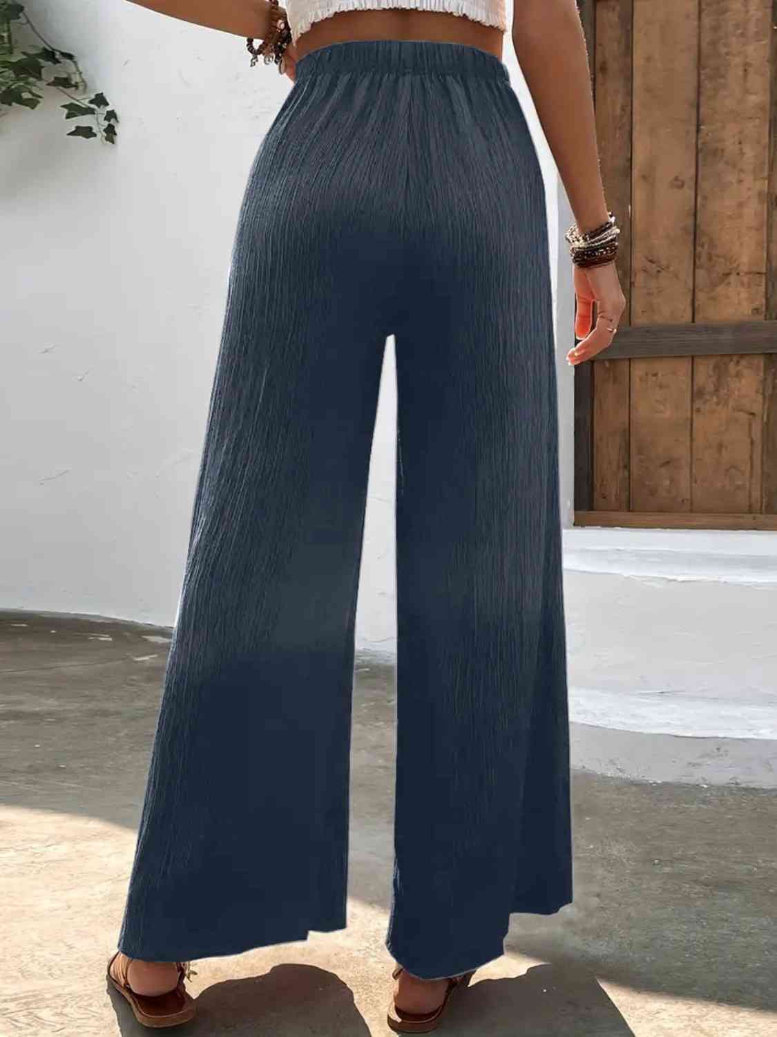 Full Size High Waist Wide Leg Pants - Bottoms - Pants - 17 - 2024