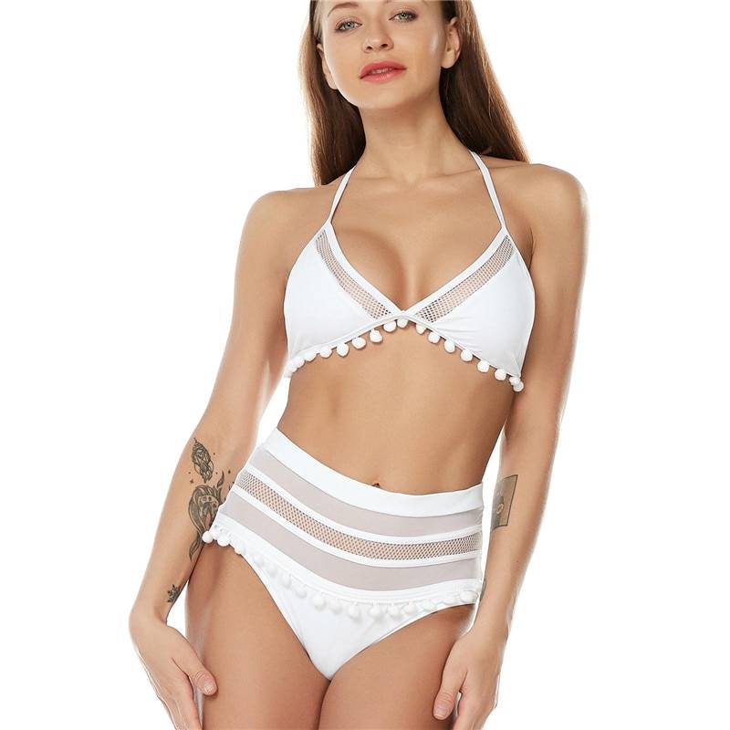 Boho High Waisted Bikini - Women’s Clothing & Accessories - Swimwear - 34 - 2024