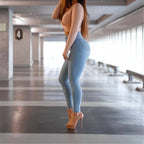 High Waisted Skinny Jeans - Bottoms - 3