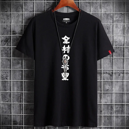 Hip Hop Anime T-Shirt: Harajuku Retro Streetwear - T-Shirts - Shirts & Tops - 1 - 2024