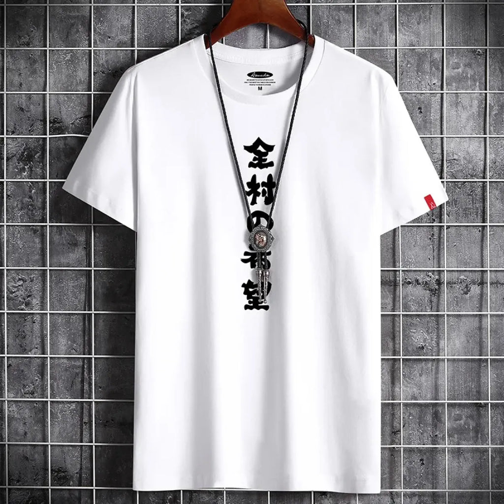 Hip Hop Anime T-Shirt: Harajuku Retro Streetwear - T-Shirts - 4
