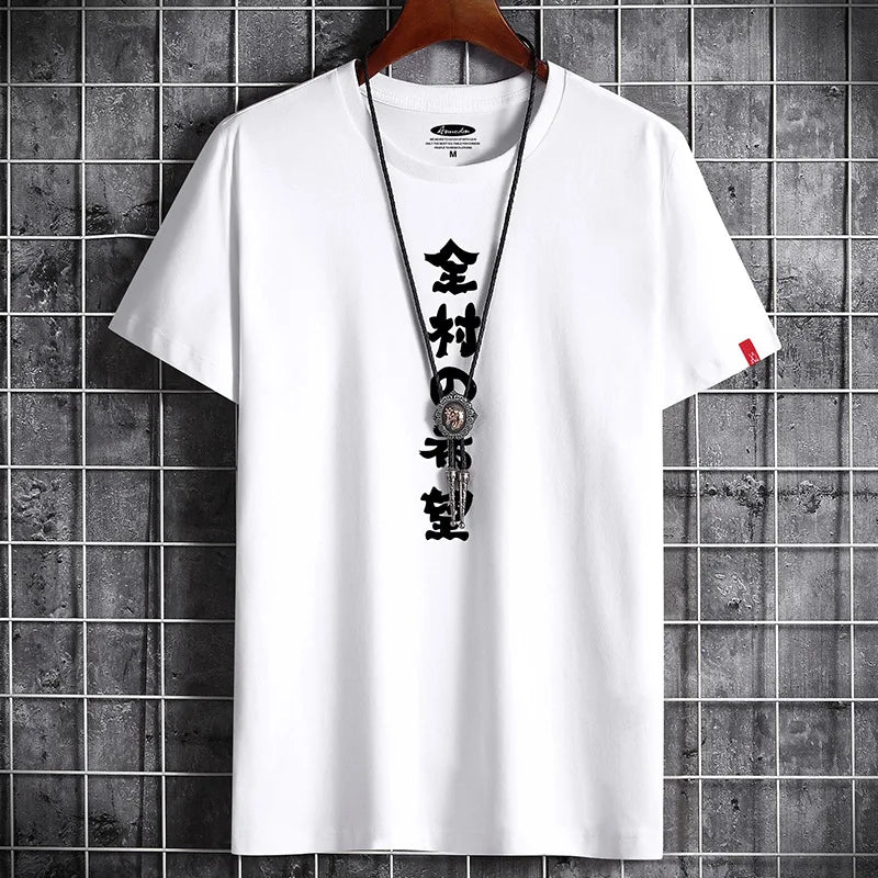 Hip Hop Anime T-Shirt: Harajuku Retro Streetwear - T-Shirts - Shirts & Tops - 4 - 2024