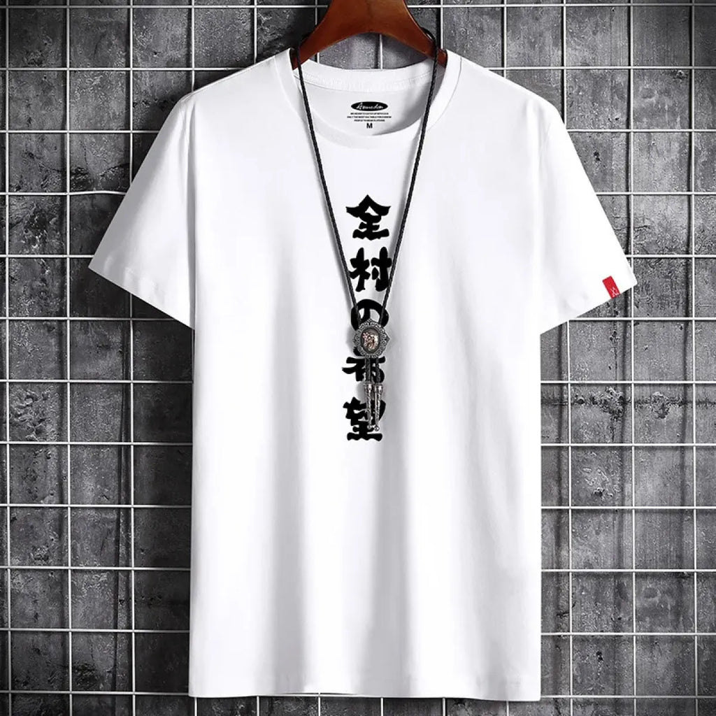 Hip Hop Anime T-Shirt: Harajuku Retro Streetwear - T-Shirts - 7
