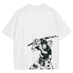 Hip Hop Streetwear Vintage T-shirt - Japanese Anime Graphic Print - T-Shirts - 8