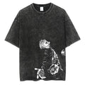 Hip Hop Streetwear Vintage T-shirt - Japanese Anime Graphic Print - T-Shirts - 6