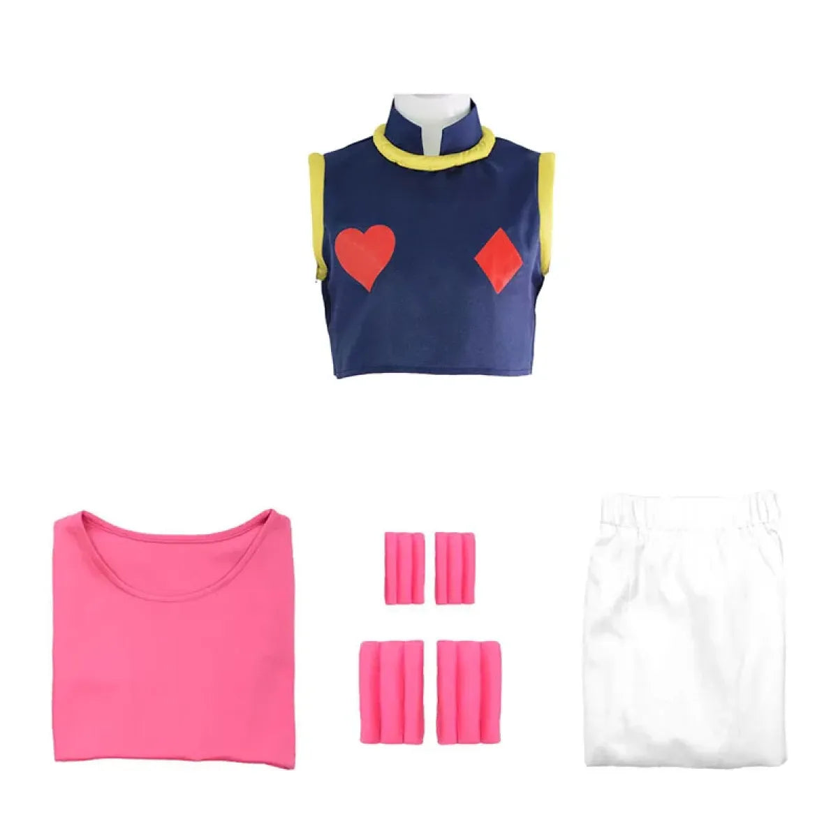 Hisoka Cosplay Costume Set with Wig - Cosplay - Cosplay - 7