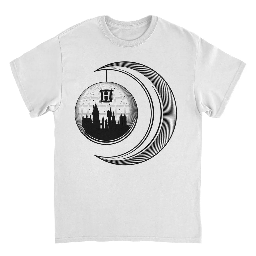 Hogwarts Moon Castle Graphic T-Shirt - T-Shirts - T-Shirt - 1