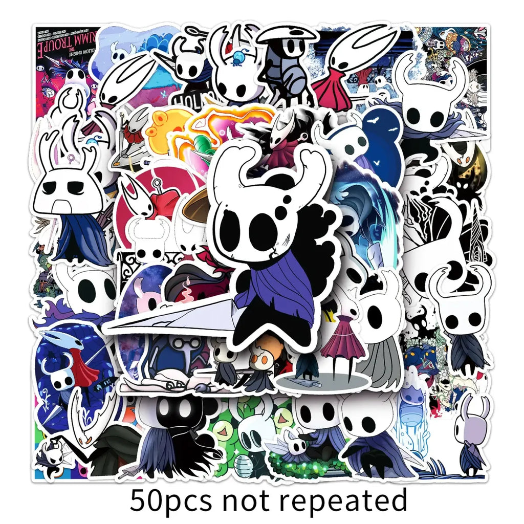 50pcs Hollow Knight Kawaii Game Stickers Set - School - Sticker / Decal - 6