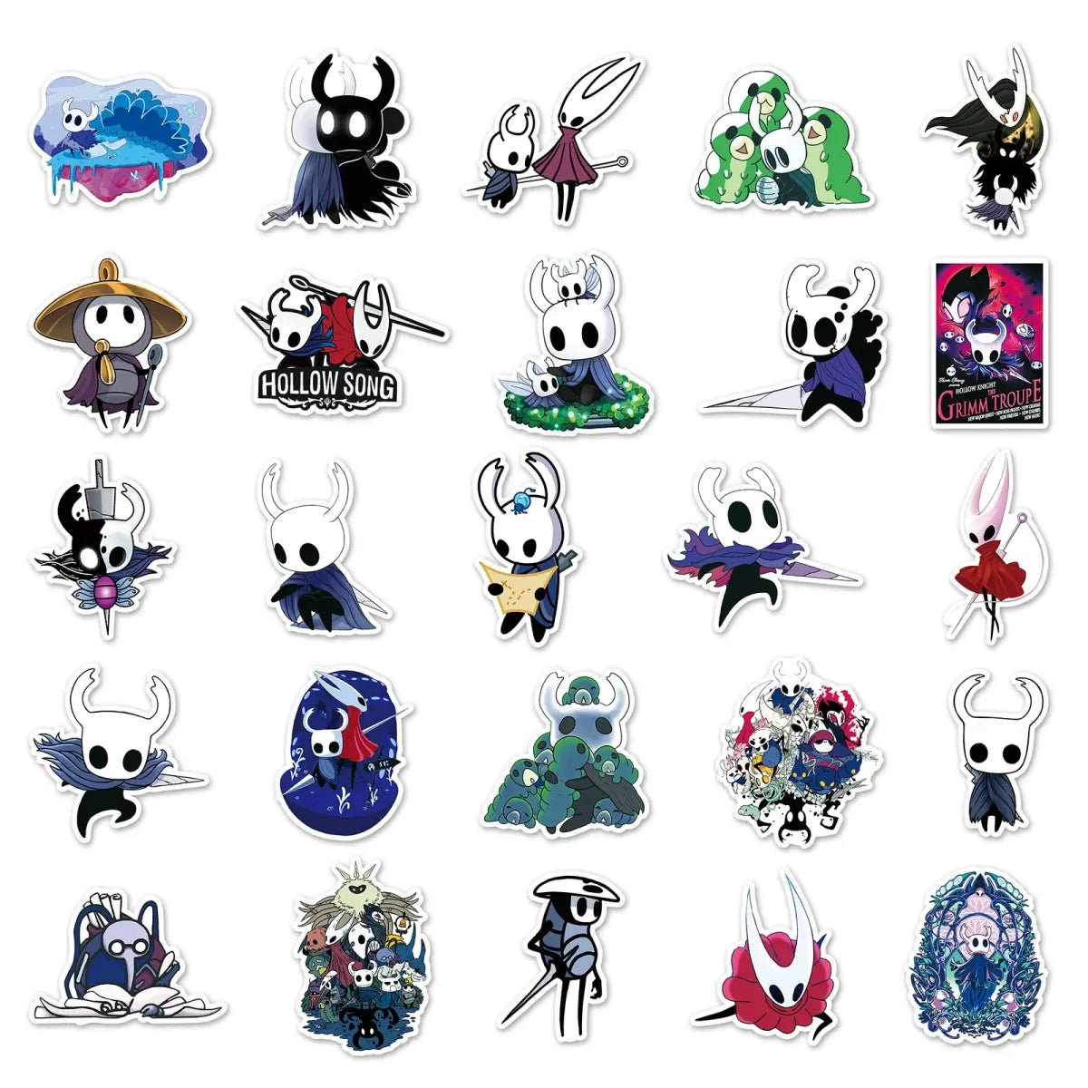 50pcs Hollow Knight Kawaii Game Stickers Set - School - Sticker / Decal - 3