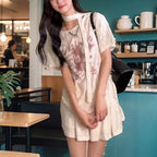 Harajuku Drift Letter T-shirt - T-Shirts - Women T-shirts - 3