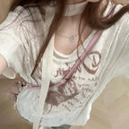 Harajuku Drift Letter T-shirt - T-Shirts - Women T-shirts - 5