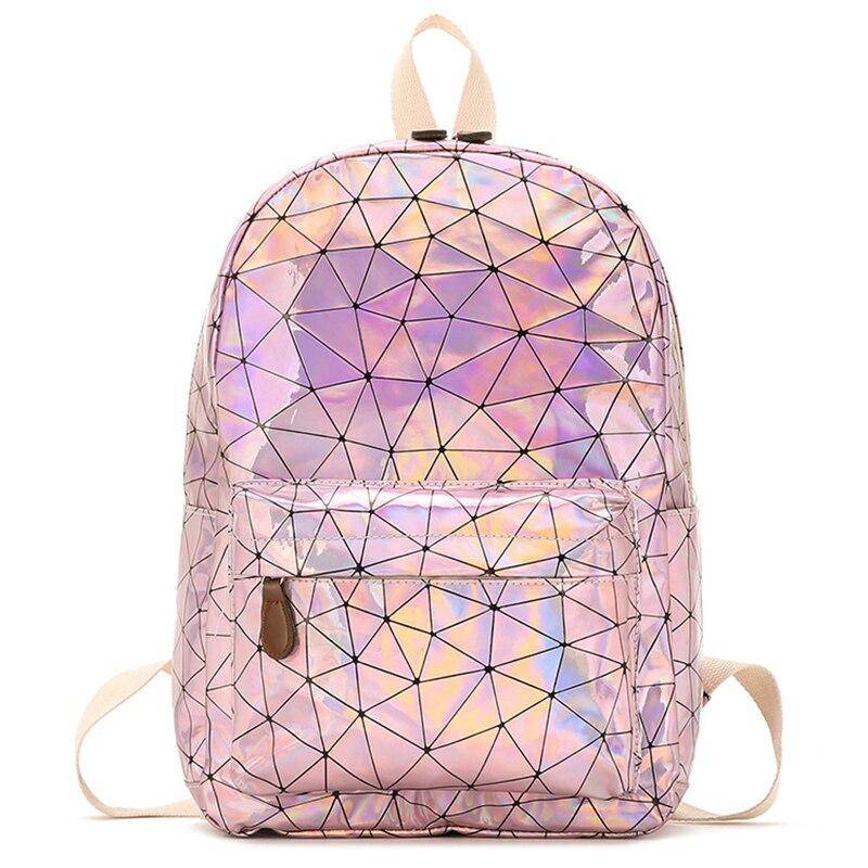 Holographic Backpack - Pink - Women Bags & Wallets - Backpacks - 16 - 2024