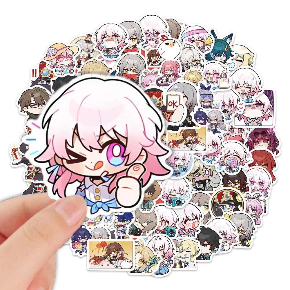 Honkai Star Rail Figure Stickers Pack: Anime Graffiti Decals - Anime - Decorative Stickers - 2 - 2024