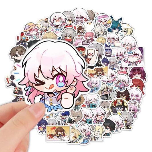 Honkai Star Rail Figure Stickers Pack: Anime Graffiti Decals - Anime - Decorative Stickers - 2 - 2024