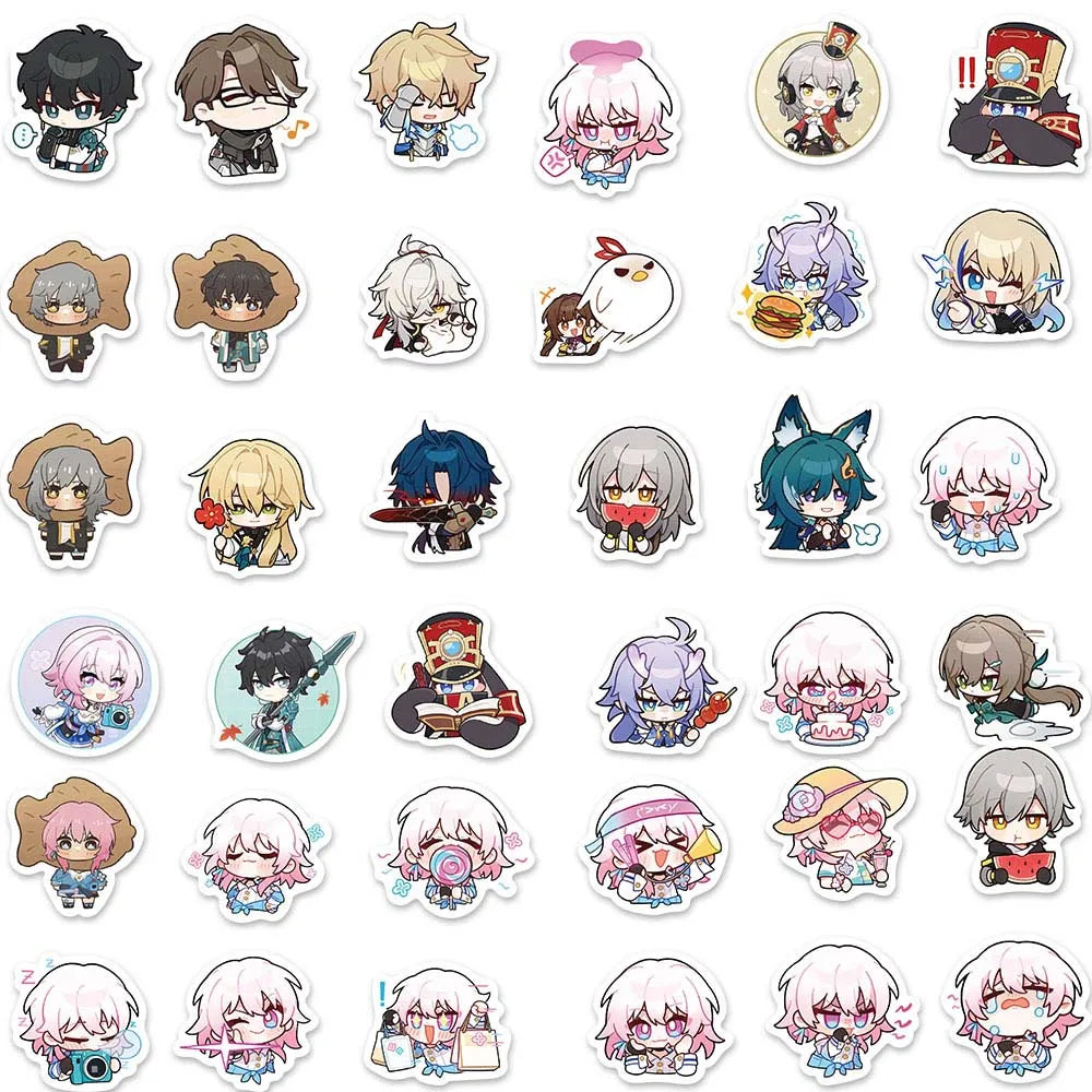 Honkai Star Rail Figure Stickers Pack: Anime Graffiti Decals - Anime - Decorative Stickers - 3 - 2024