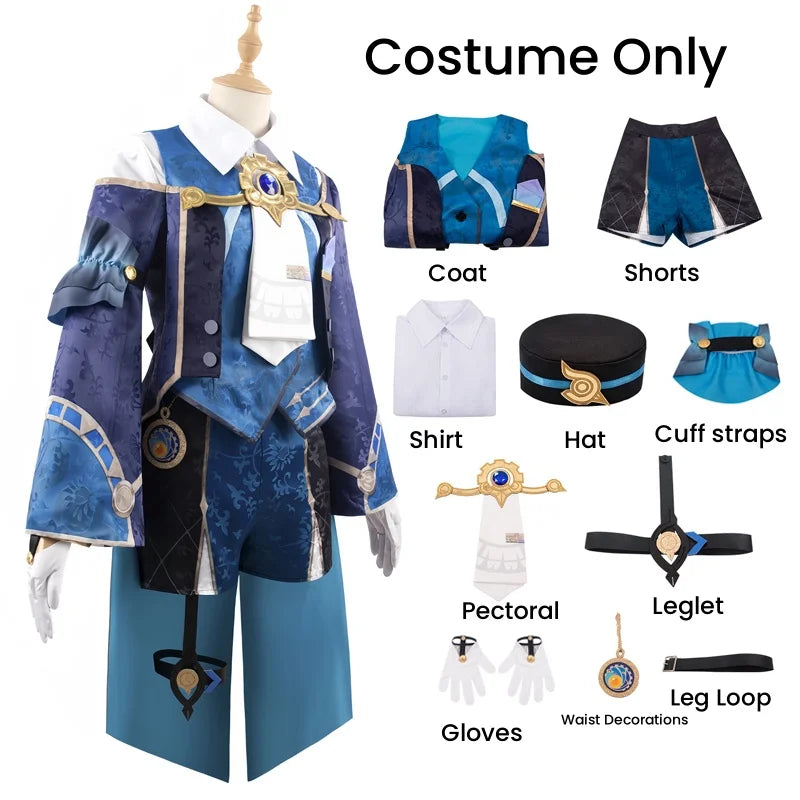 Honkai Star Rail Misha Cosplay Costume – Full Set with Wig & Hat - S / Costume Only - Cosplay - Costumes - 2024 - 14