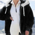 Plush Zip-Up Hooded Fleece Jacket - Jackets & Coats - Jacket - 6