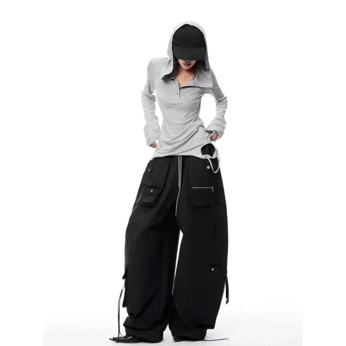 Harajuku Punk Style Hooded Shirt - T-Shirts - Women Hoodies - 3