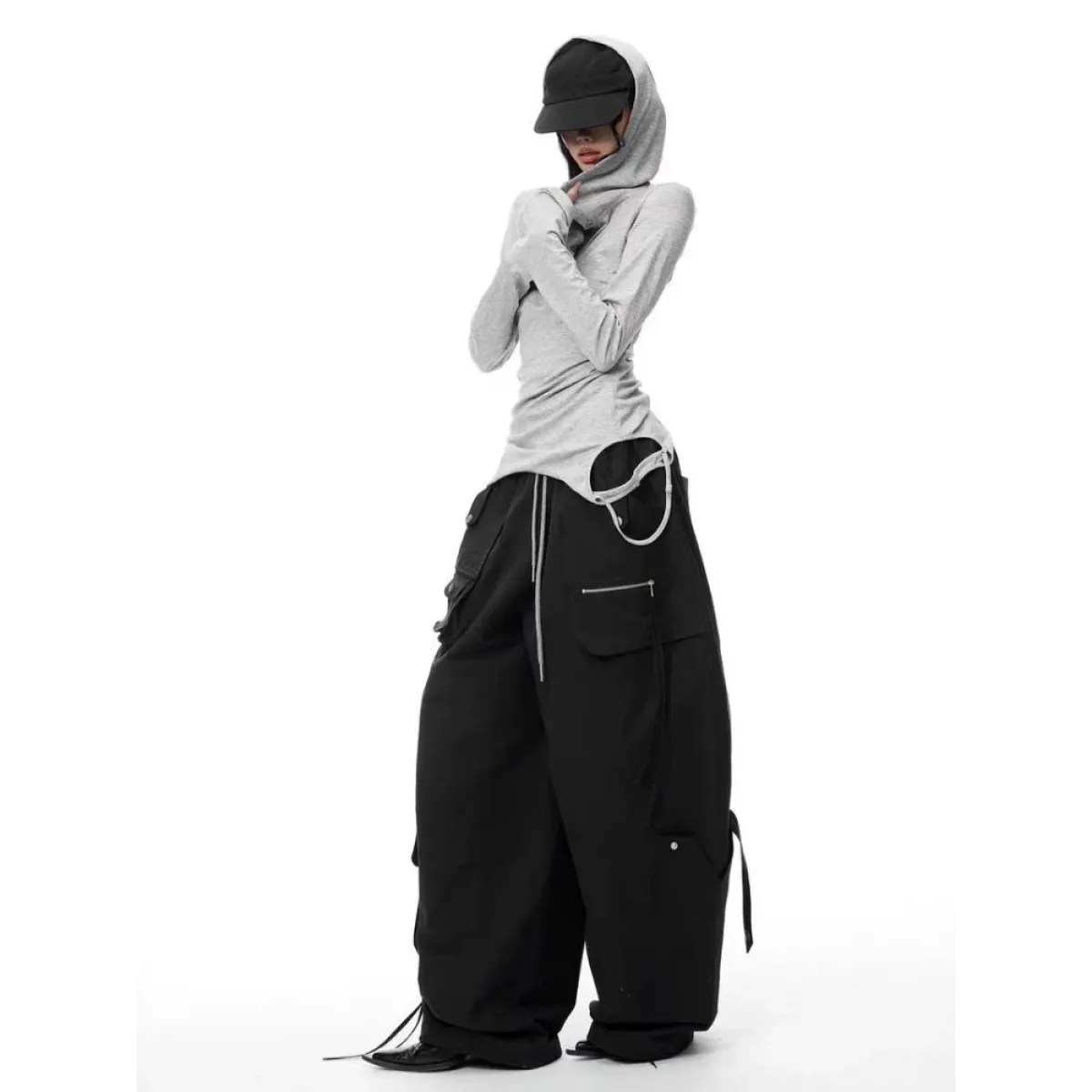 Harajuku Punk Style Hooded Shirt - T-Shirts - Women Hoodies - 4