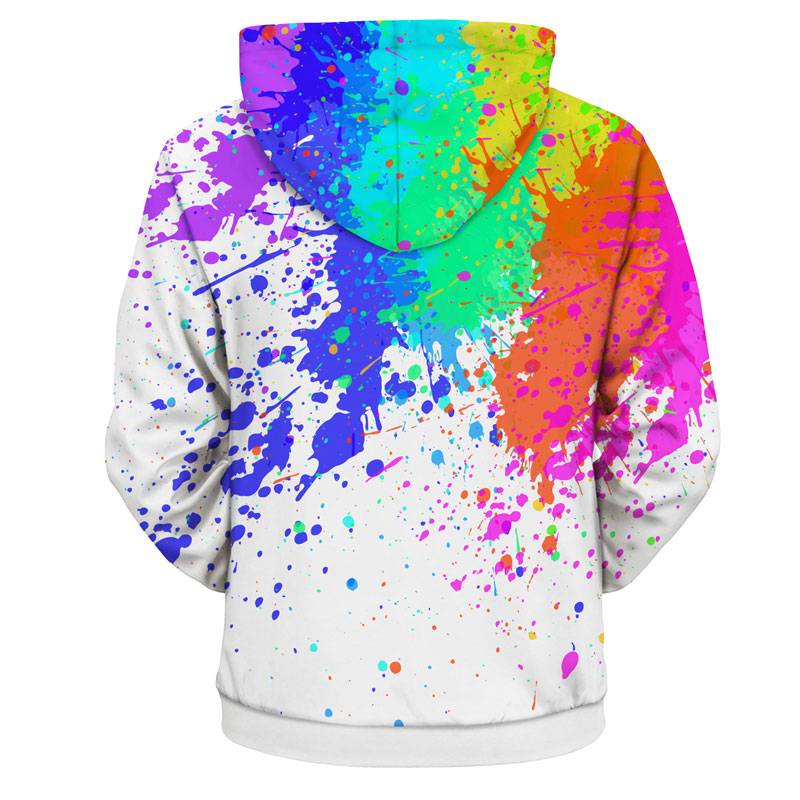 3D Spray Paint Printed Hoodie - Hoodies & Sweatshirts - Shirts & Tops - 13 - 2024