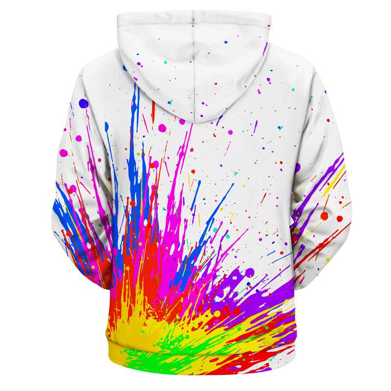 3D Spray Paint Printed Hoodie - Hoodies & Sweatshirts - Shirts & Tops - 17 - 2024