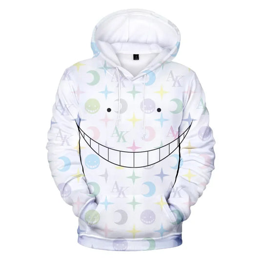 Assassination Classroom Koro Sensei Hoodie - White / 2XS - Hoodies & Sweatshirts - Clothing - 1 - 2024