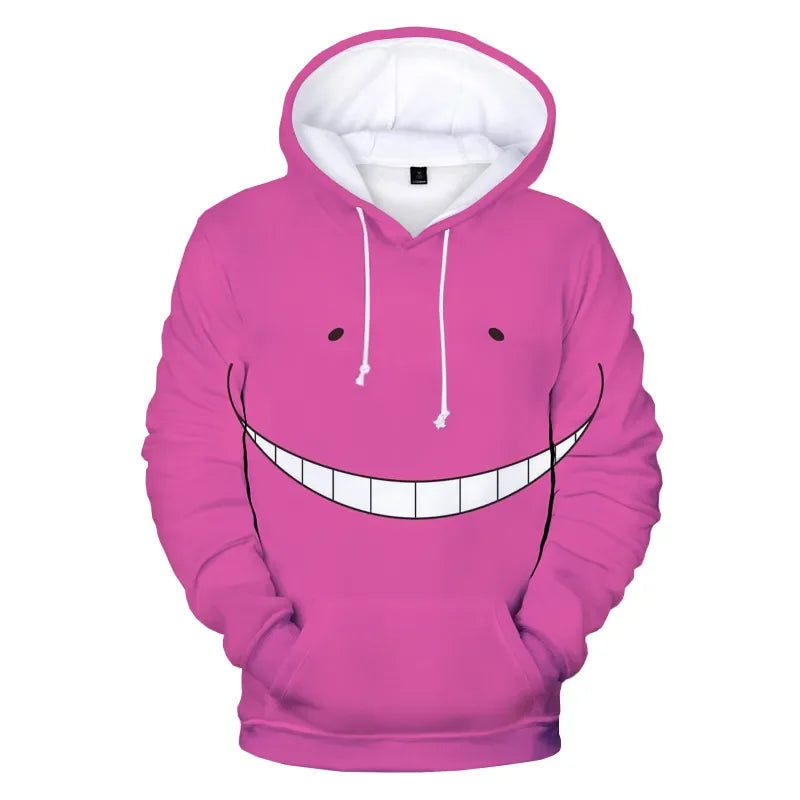 Assassination Classroom Koro Sensei Hoodie - Pink / 2XS - Hoodies & Sweatshirts - Clothing - 6 - 2024