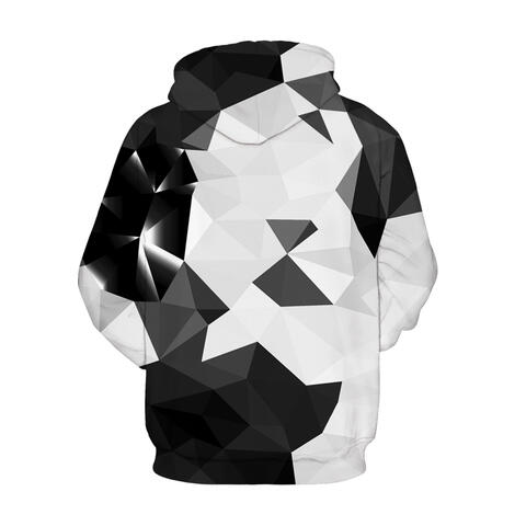Full Size Geometric Drawstring Hoodie with Pockets - Hoodies & Sweatshirts - Shirts & Tops - 3 - 2024