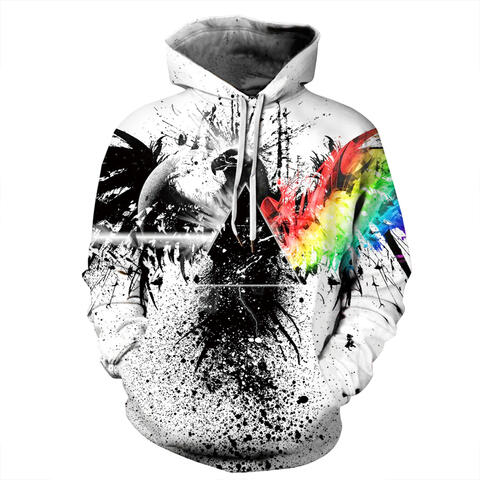 Full Size Printed Drawstring Hoodie with Pockets - Hoodies & Sweatshirts - Shirts & Tops - 2 - 2024